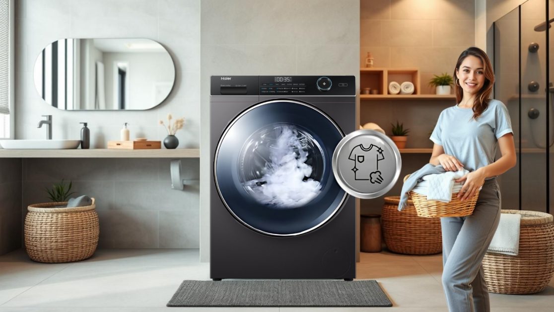Use Steam wash feature in washing machine this monsoon