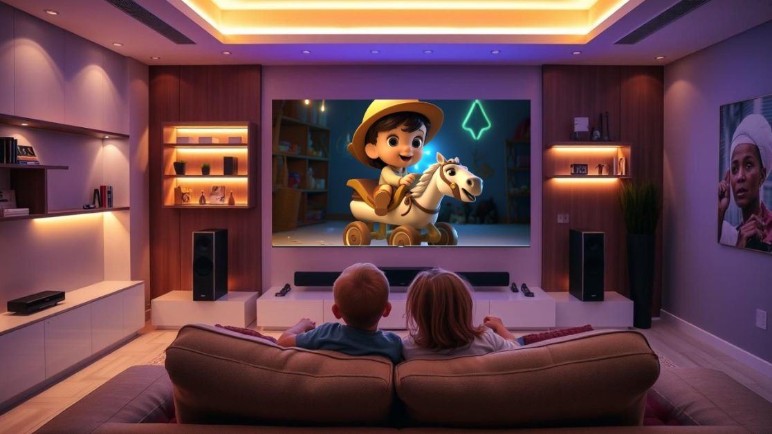 Watch Animated Films in OLED TV