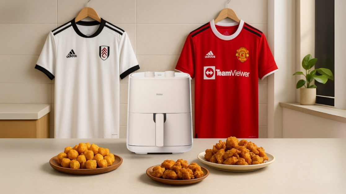 Watch Fulham vs Man United match with Air fryer snacks