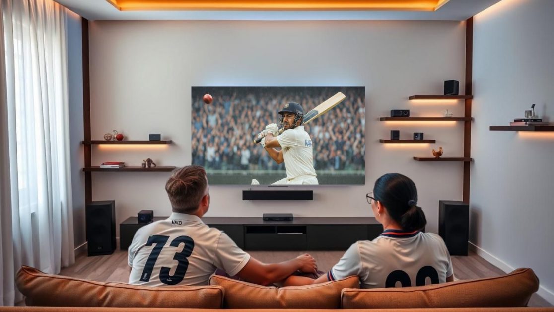 Watch Karun Nair shots in QLED TV