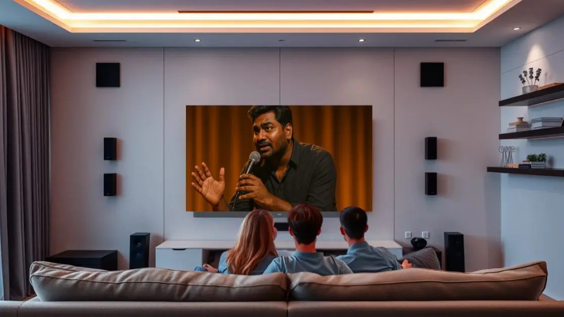 Watch Zakir khan in LED TV