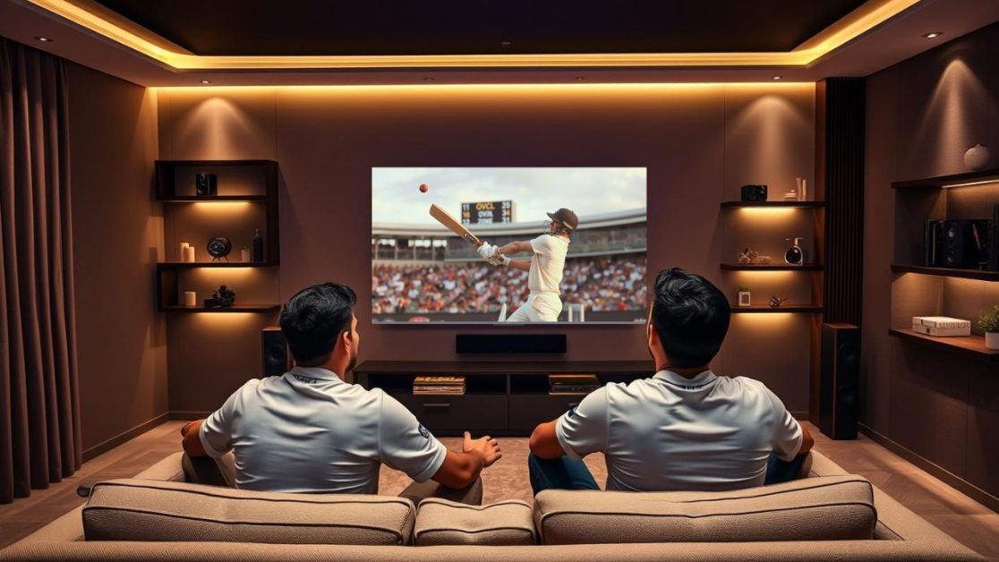 Watch interesting test match moments in QLED TV