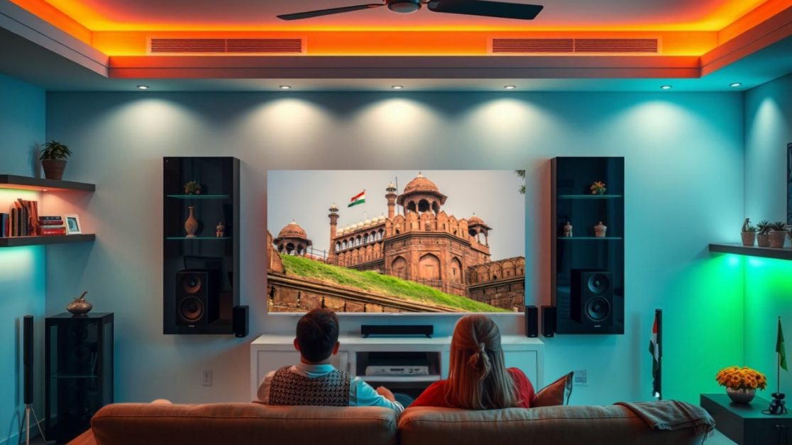 Watch the Independence Day Flag Hoisting in LED TV