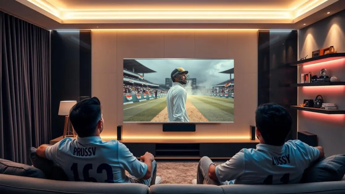 Watch third umpire decision in Mini LED TV