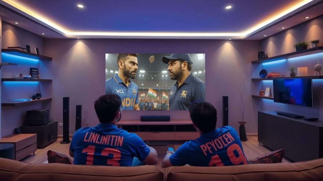 living room is the new stadium with OLED TV
