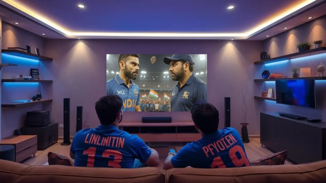 living room is the new stadium with OLED TV