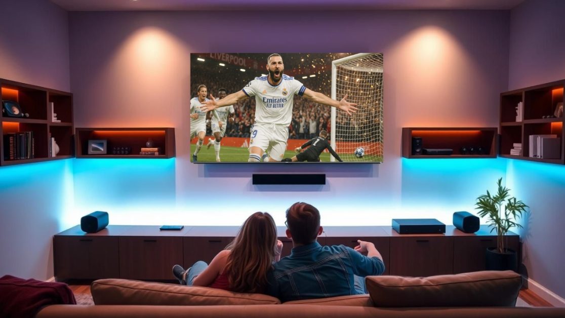 watch Liverpool vs Real Madrid in the Champions League in LED TV