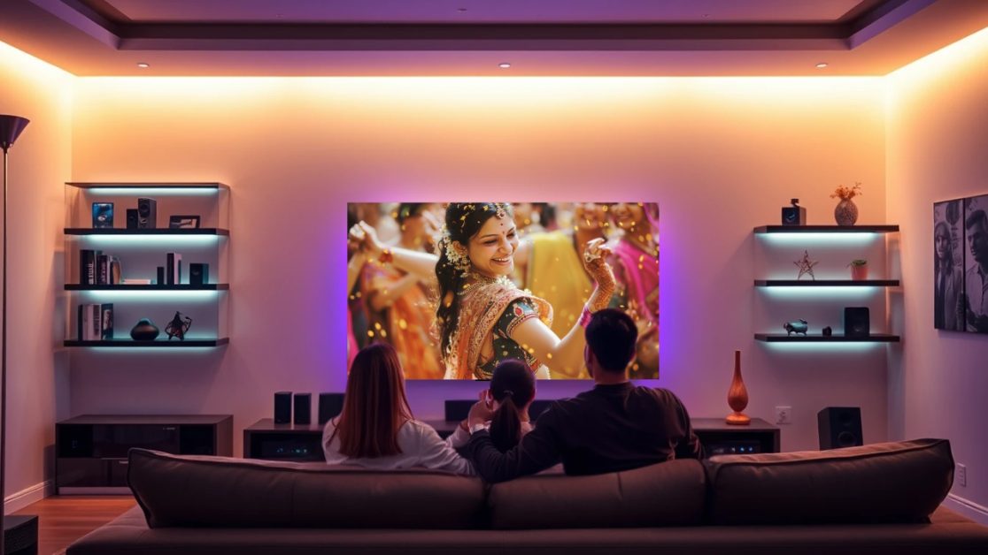 Adjust contrast and blacks in OLED TV