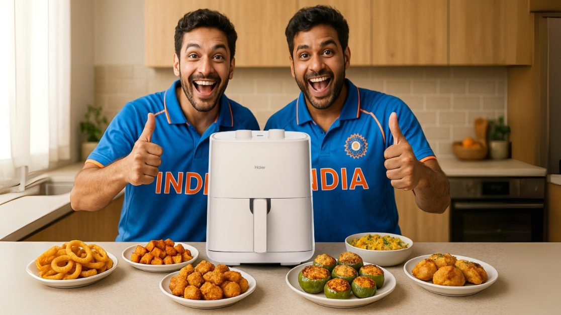 Enjoy cricket night snacks from air fryer