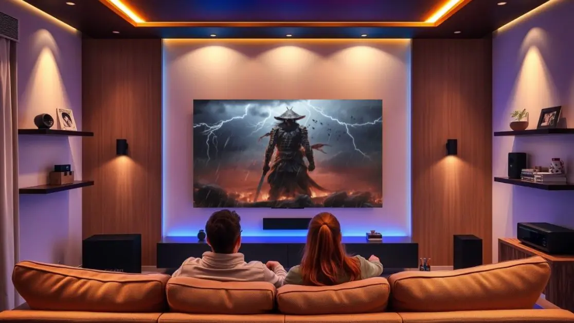 Enjoy dark scene details in OLED TV