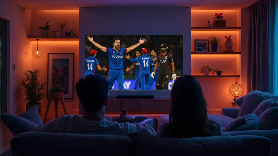 Enjoy rashid khan's performance in Big screen TV