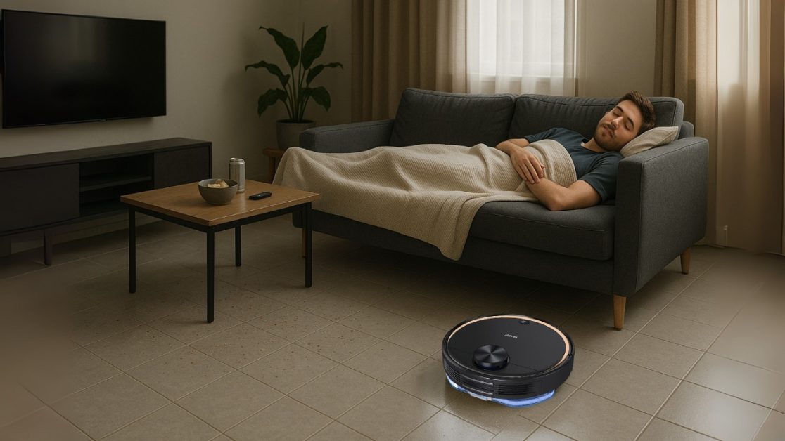 Enjoy your sunday perfectly with smart robot vacuum cleaner