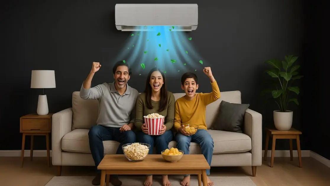 Families Actually Need on Movie Night with cool AC