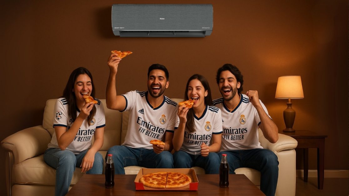 Football nights are crowded cool night with AI AC