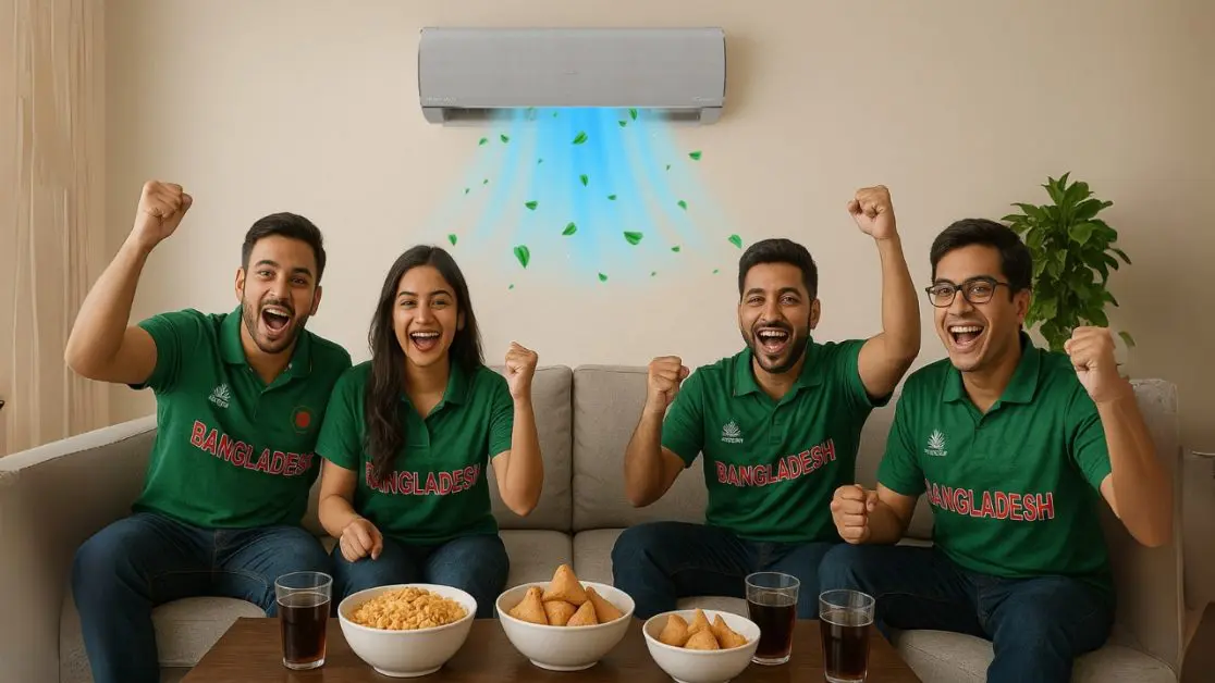 Get Efficient AC for match parties