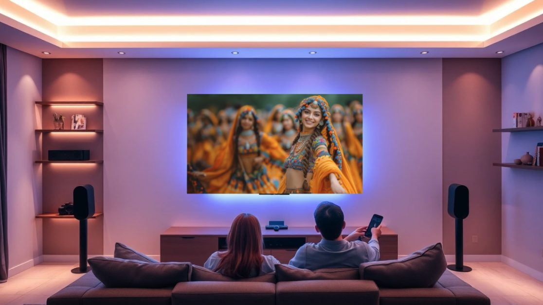 Get Garba-Ready TV Screen