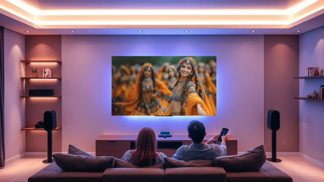 Get Garba-Ready TV Screen