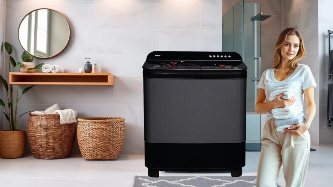 Get Semi Automatic washing machine home