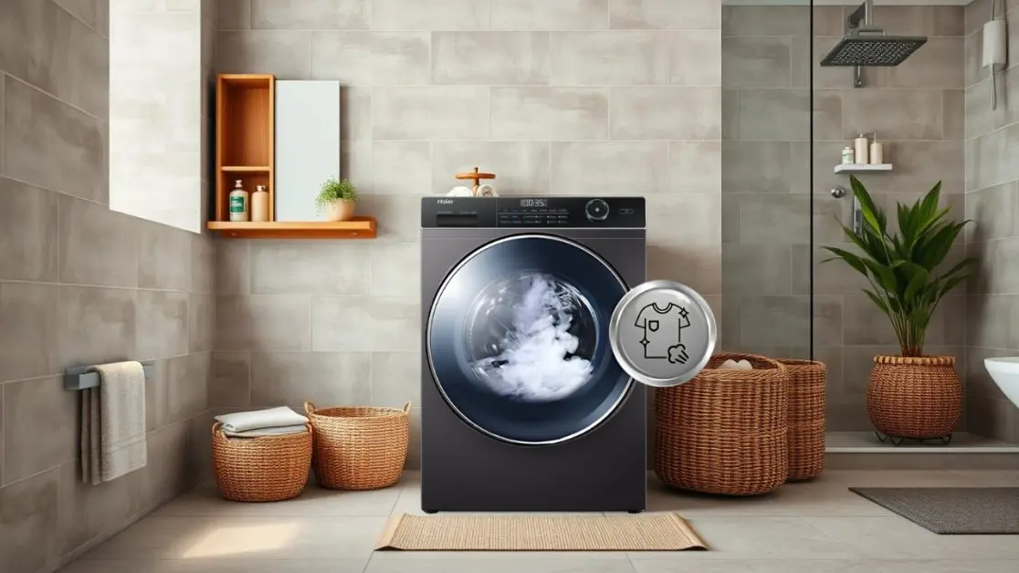 Get Steam feature in washing machine