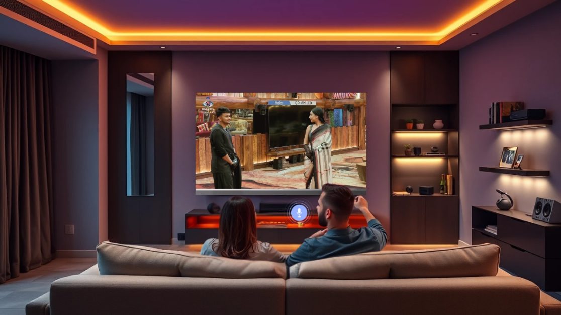 Hands-Free Voice Commands in Mini LED TV