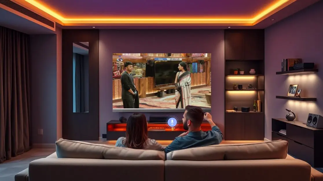 Hands-Free Voice Commands in Mini LED TV