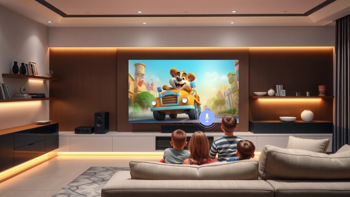 Kids are in love with voice command feature in LED TV