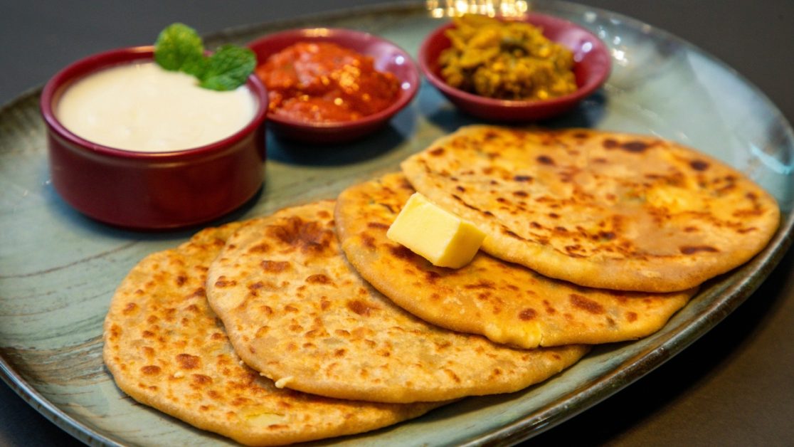 Make parathas in microwave