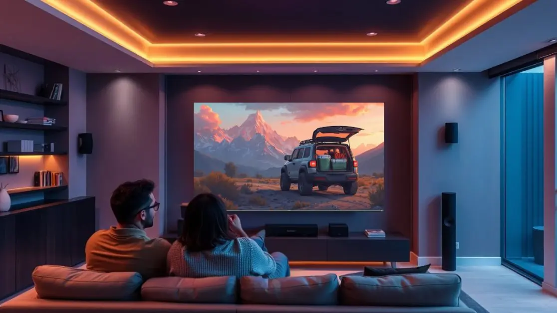 Movie nights during monsoon with Mini LED TV