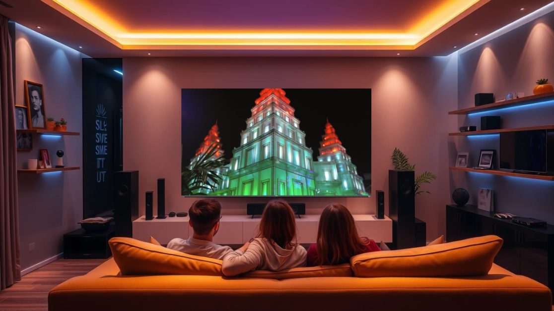Perfect Sound and light connection makes this durga puja special