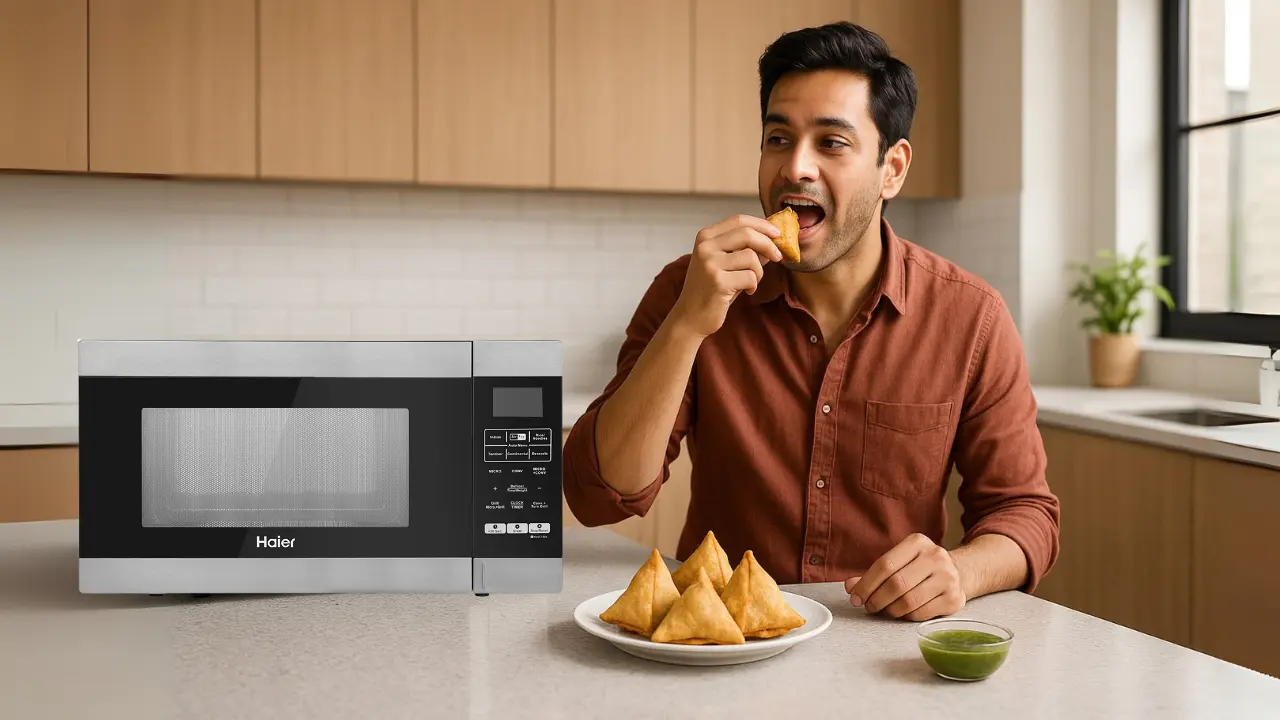 Secret to Crisp Samosas in microwave