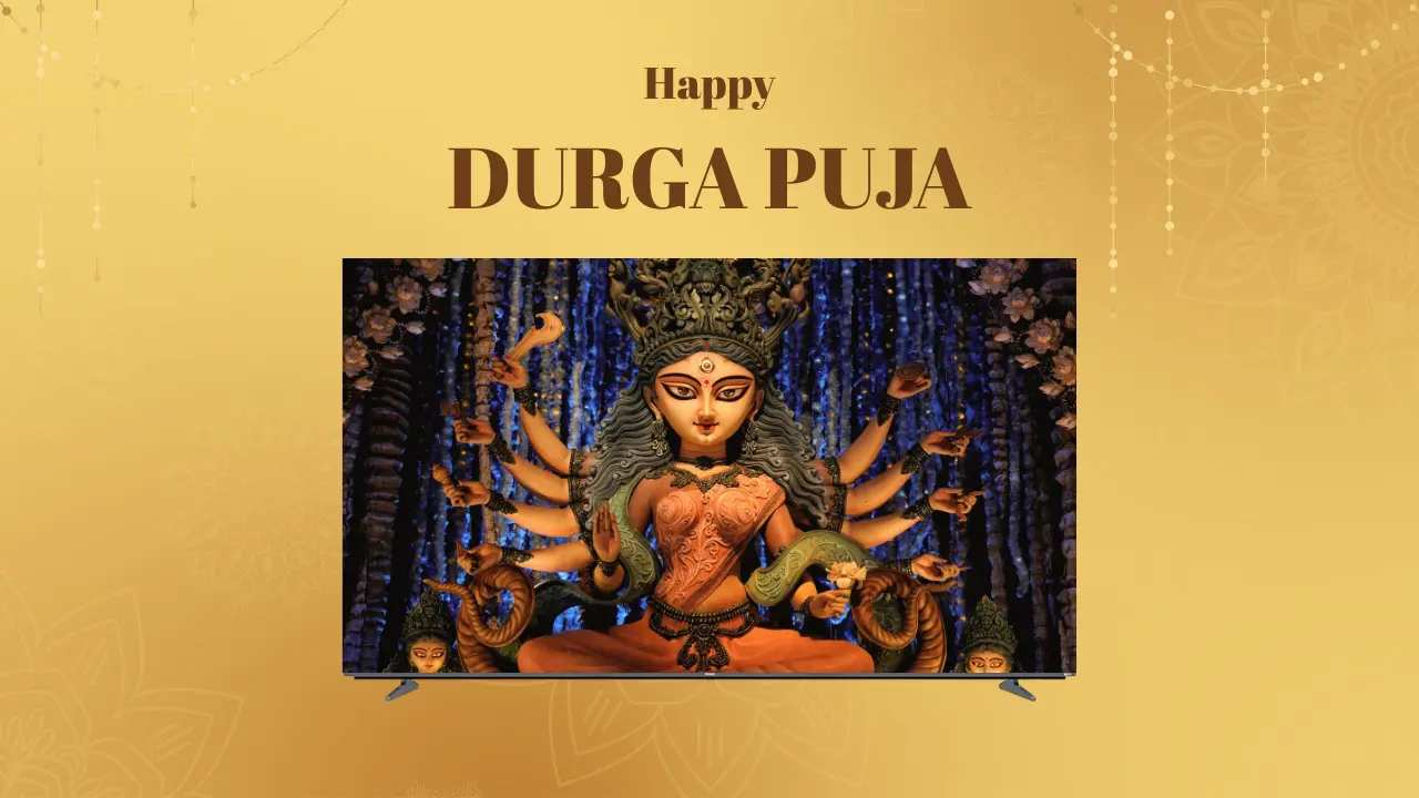 Set TV Mood Lighting for Pandal Viewing Till Dashami