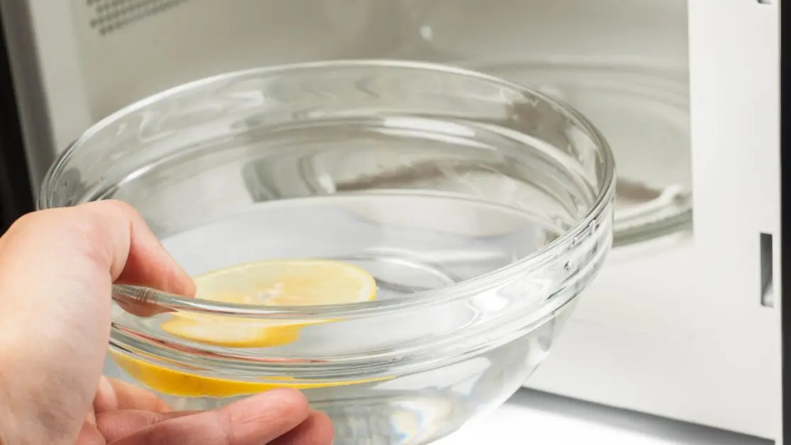 Steam Clean your microwave with one touch