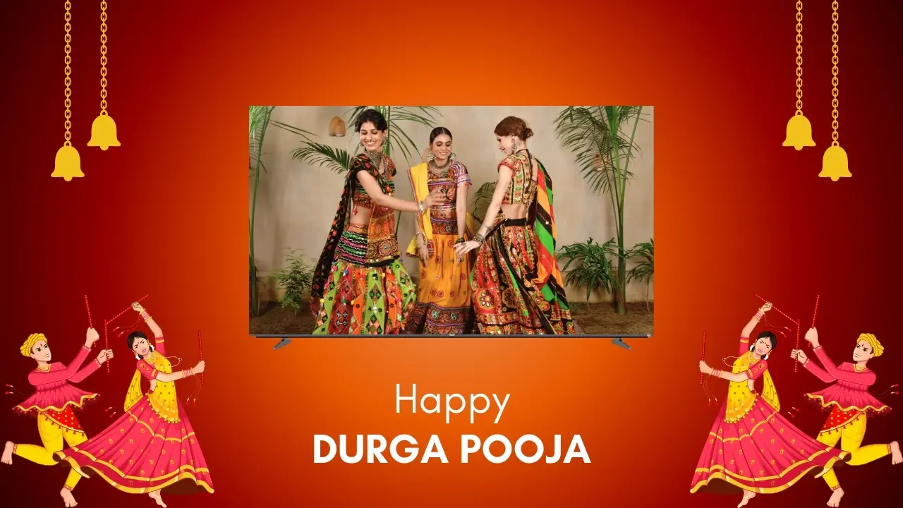 TV Display Settings for Streaming Puja Dance Competitions