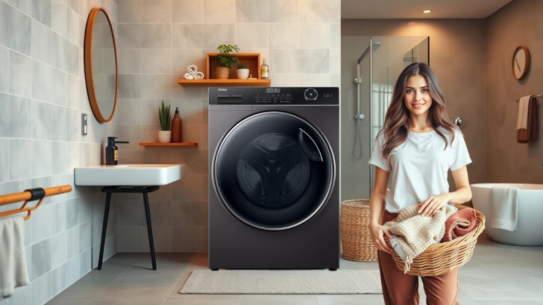 This washing machine is monsoon-proof