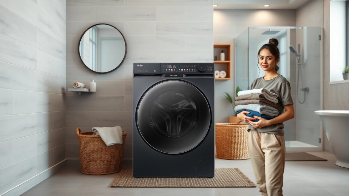 Wash clothes in perfect washing machine