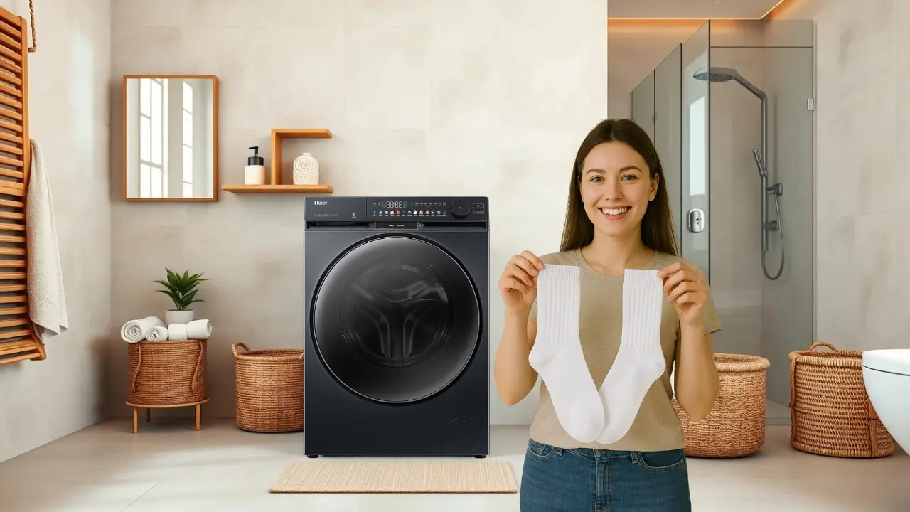 Wash your socks in washing machine