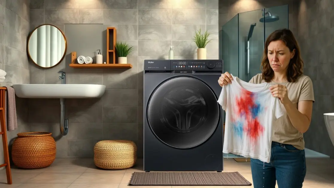 Washing machine Feature Prevents Colour Bleeding When Drying Indoors