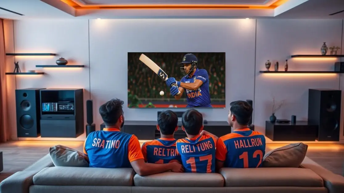 Watch Asia cup matches in 4k Mini LED TV