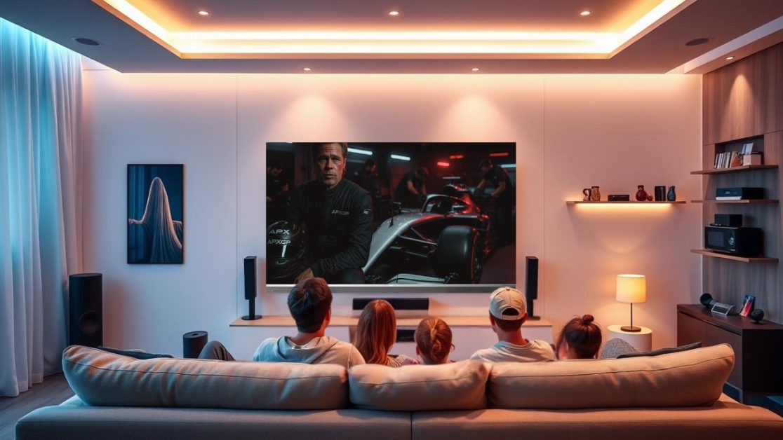 Watch F1 Races in Mini LED TV