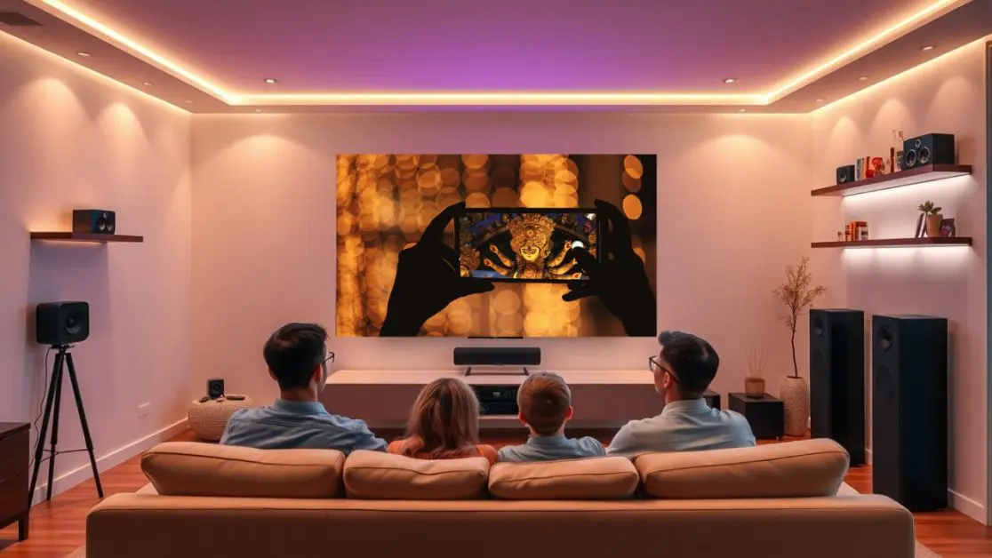 Watch Festive stream in OLED TV