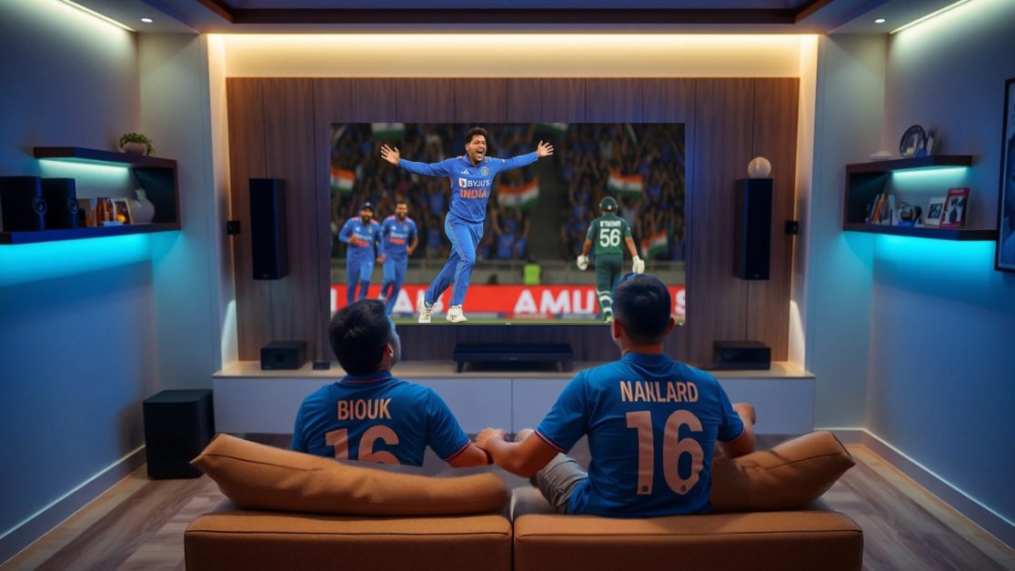 Watch India vs pakistan match in Mini LED TV