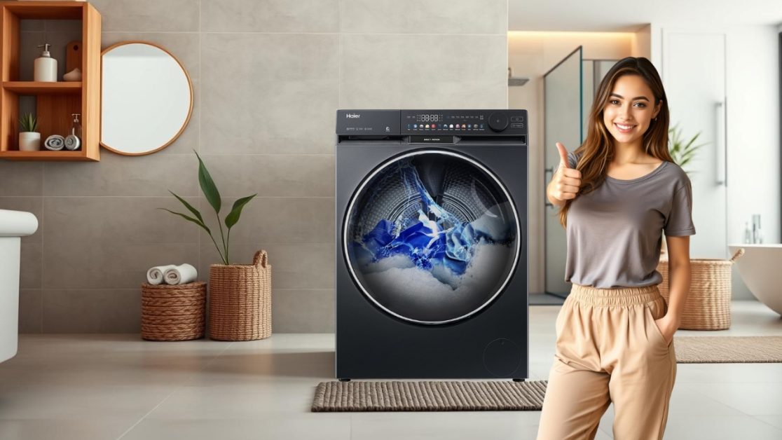 dual spray technology in washing machine