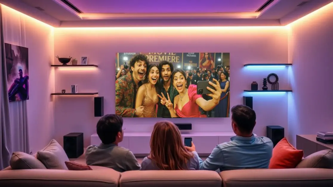 living room feel like PVR with OLED TV