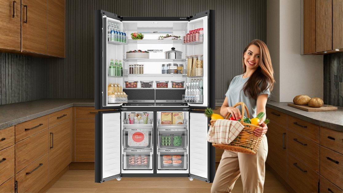 4-Door Fridge for perfect Storage
