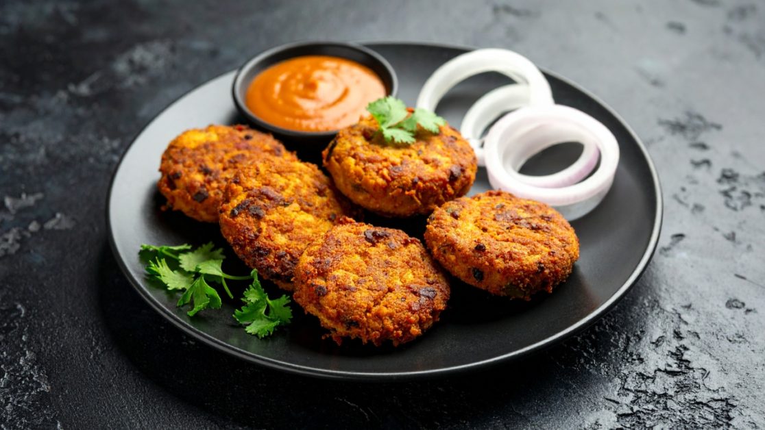 Air fried Shami Kebabs