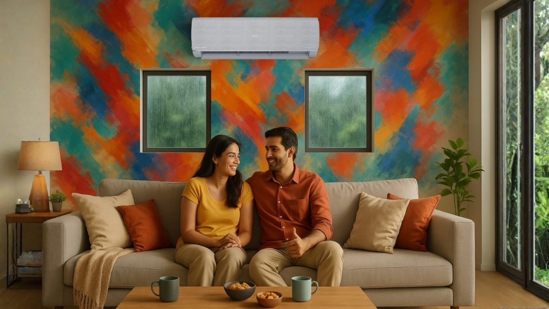 Avoid AC smell after rains