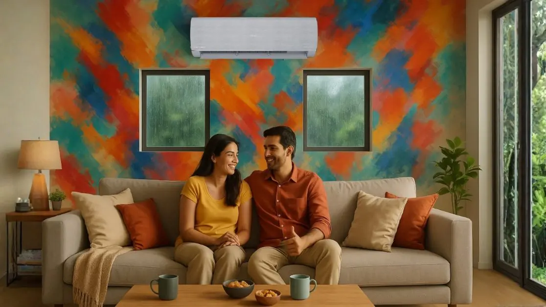 Avoid AC smell after rains