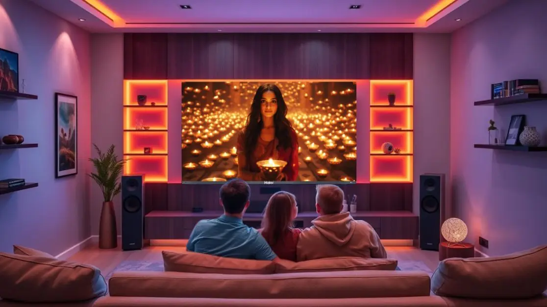 Big-Screen TV are booming in India