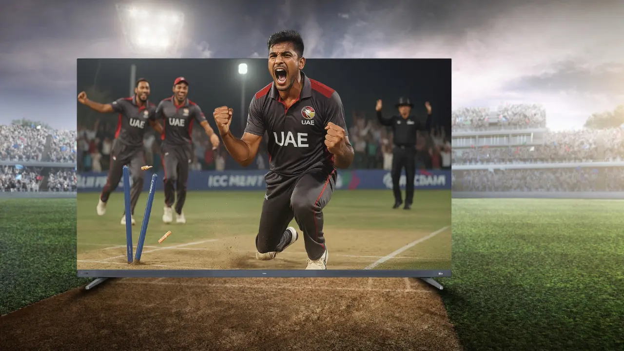 Big-Screen TVs Make UAE vs Samoa T20 World Cup Qualifier Unmissable