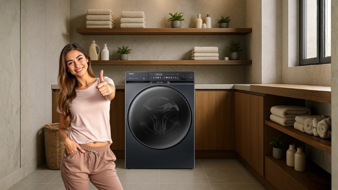 Clean muddy clothes easily in this washing machine